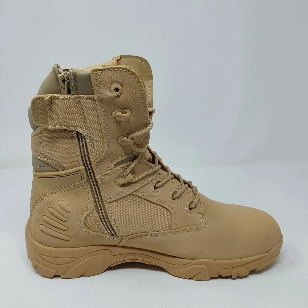 Delta Tactical Desert Tan Combat Boots Men's US 11 Military Hiking Cordura